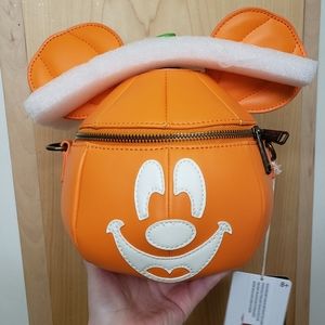 Mickey Pumpkin Crossbody Loungefly